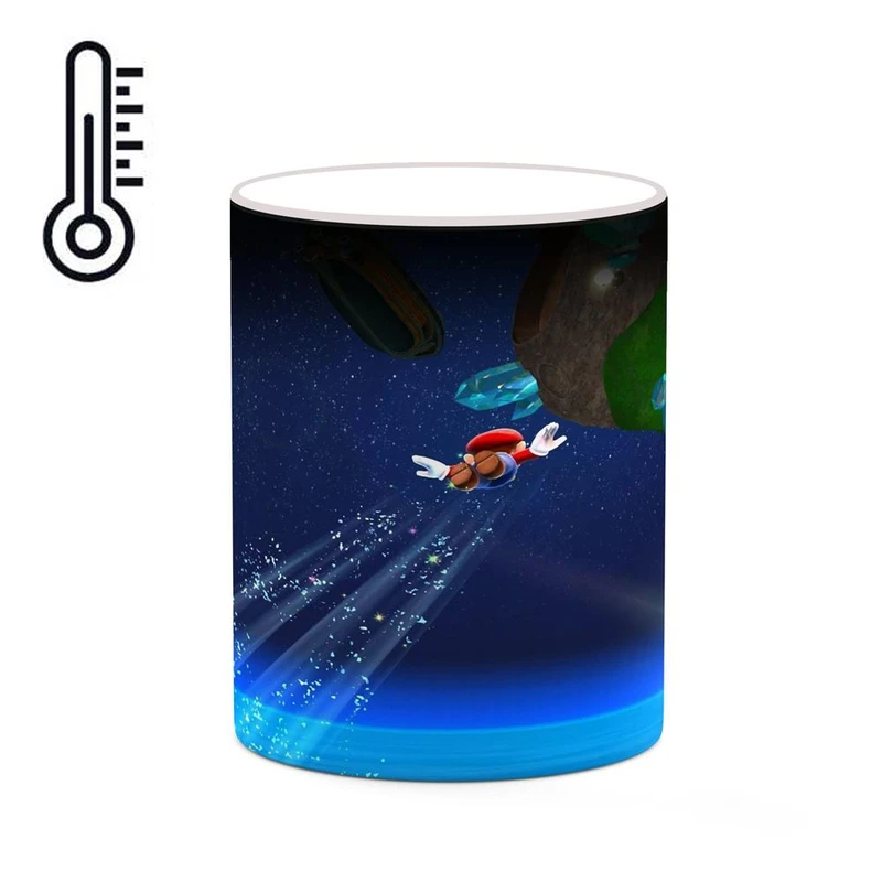 ماگ حرارتی کاکتی مدل بازی سوپر ماریو Super Mario Galaxy کد mgh30593