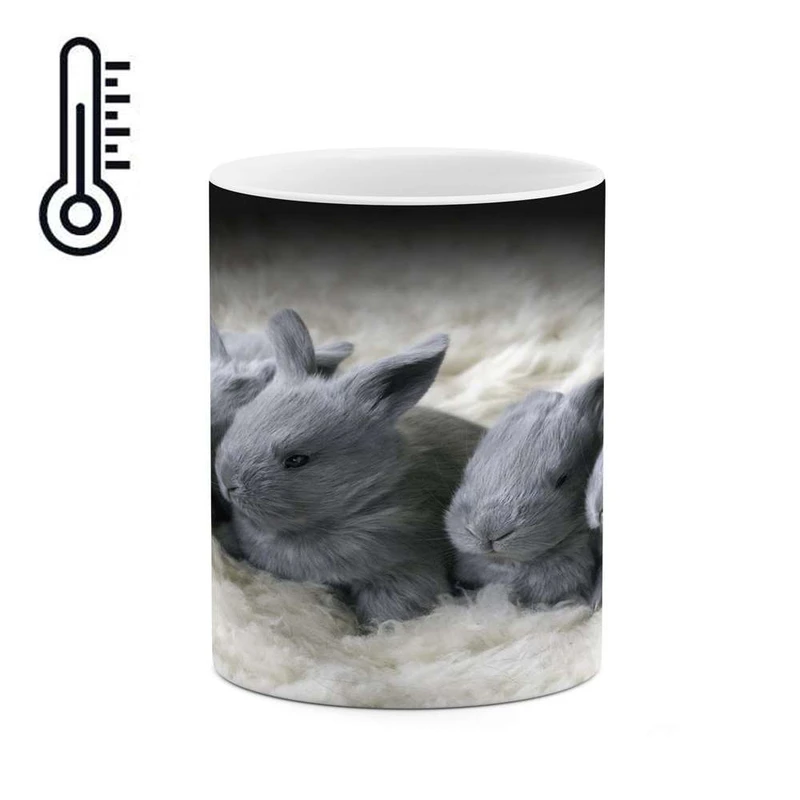 ماگ حرارتی کاکتی مدل خرگوش کد mgh16097