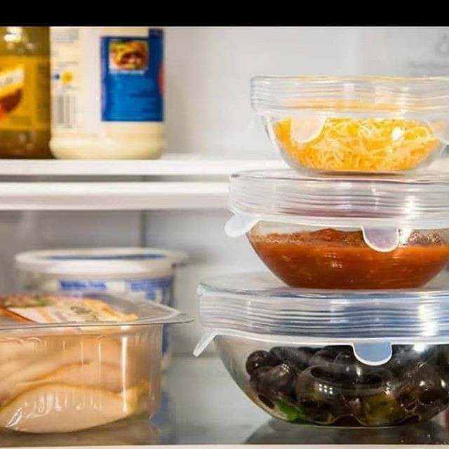 درپوش محافظ غذا مدل SL77 مجموعه 6 عددی