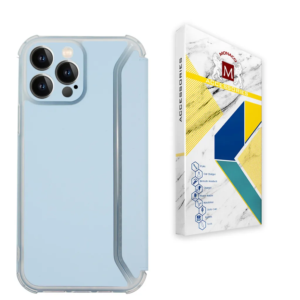 کیف کلاسوری موناکو مدل Pastel مناسب برای گوشی موبایل اپل iPhone 13 Pro Max