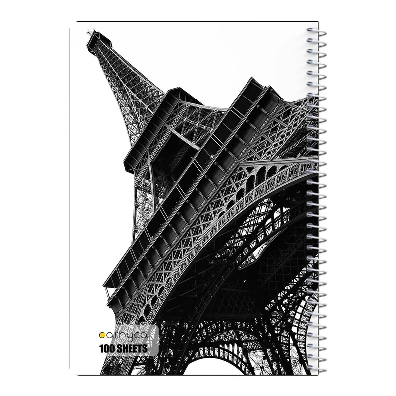 دفتر مشق 100 برگ سیمی کارنیکا طرح پاریس Paris کد 95631