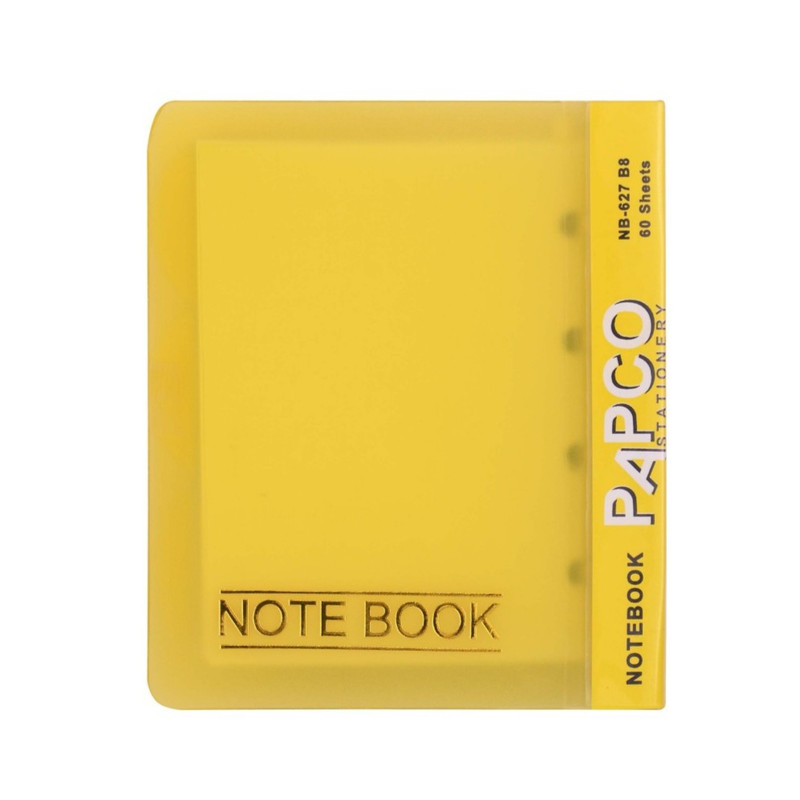 دفتر کلاسور 60 برگ پاپکو مدل 627 جیبی بسته ۴۸ عددی