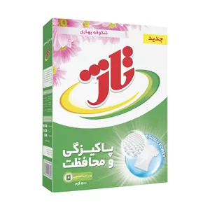 پودر ماشین لباسشویی تاژ مدل شکوفه بهاری وزن 500 گرم	