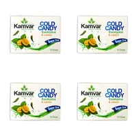 آبنبات سرد با طعم لیمو و اکالیپتوس بدون قند کامور - 30 گرم بسته 4 عددی