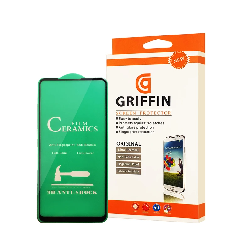 محافظ صفحه نمایش سرامیکی گریفین مدل FLCRG GN st مناسب برای گوشی موبایل سامسونگ Galaxy A21