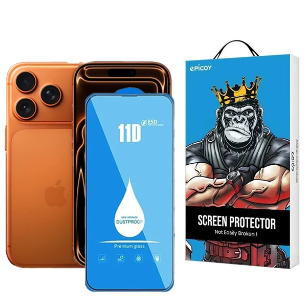 محافظ صفحه نمایش اپیکوی مدل Blue ESD مناسب برای گوشی موبایل اپل iPhone 17 Pro / 17 / 16 Pro 