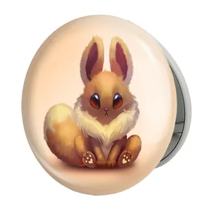 آینه جیبی خندالو طرح ایو انیمه پوکمون مدل تاشو کد 17300 