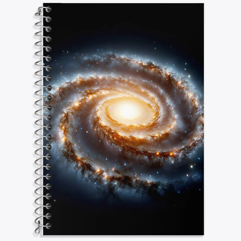 دفتر لغت 50 برگ خندالو طرح کهکشان (galaxy) کد F6725