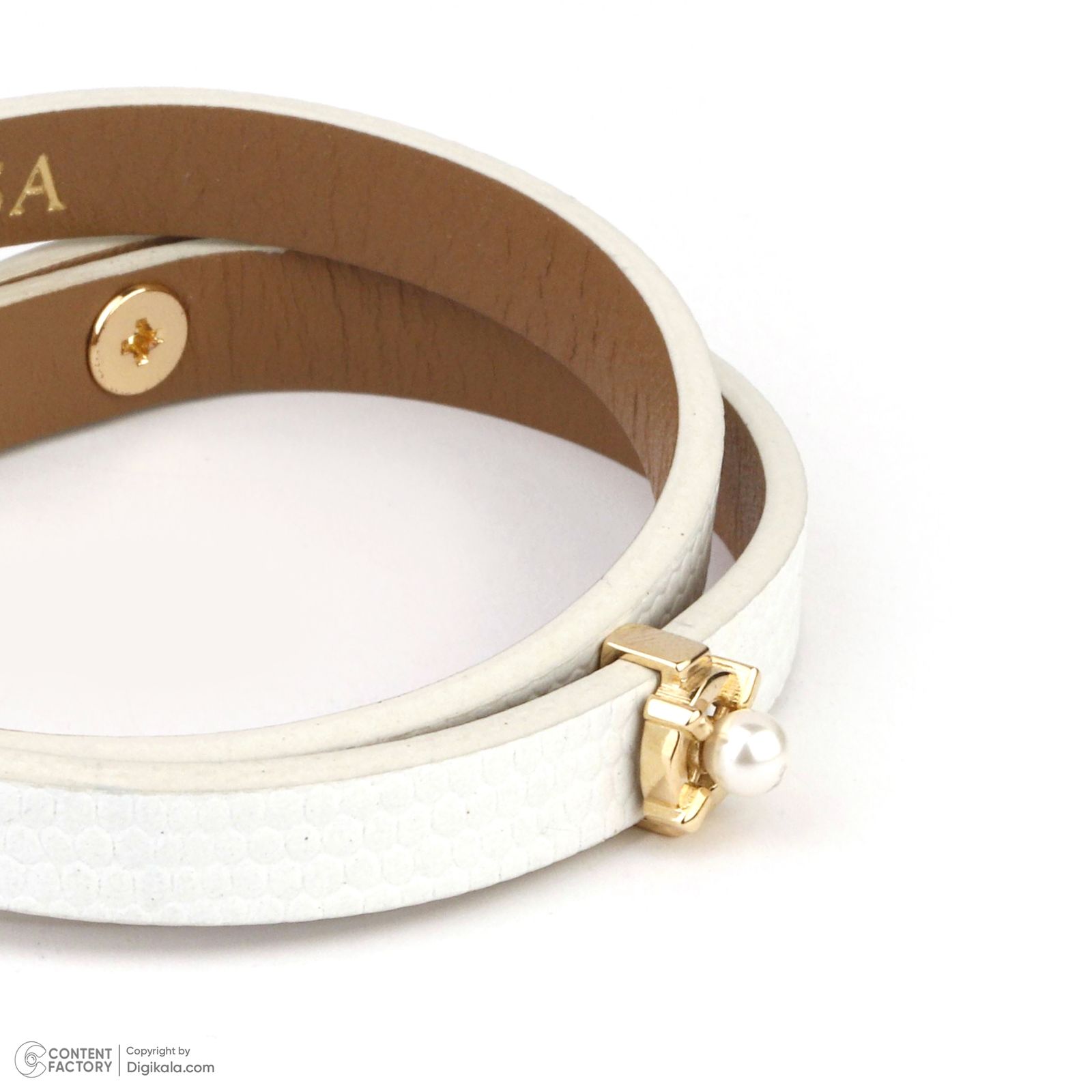 دستبند طلا 18 عیار زنانه تاج مدل G591 -  - 2