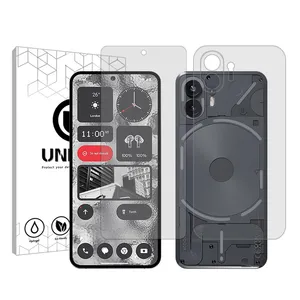 Unipro Star 4 model Transparent screen protector suitable for Nothing Phone 2 mobile phone with back protector