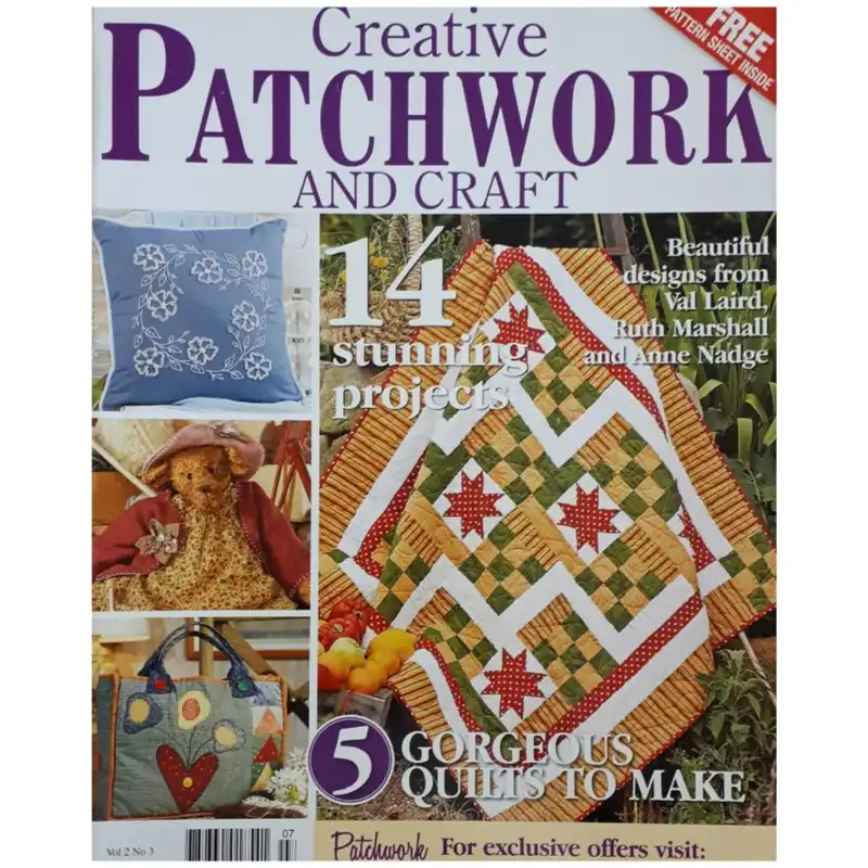 مجله Creative Patchwork and Craft آگوست 2020