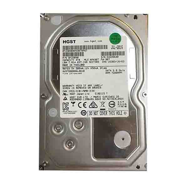 هارددیسک اینترنال اچ جی اس تی مدل 0F23090 HUS726040ALA610 ظرفیت 4 ترابایت