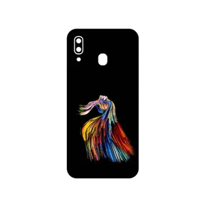 MAHOOT Rainbow Hair Digital Art Cover Sticker for Samsung Galaxy M10s