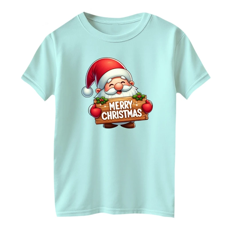 تی شرت آستین کوتاه بچگانه مدل بابانوئل کریسمس کد 26