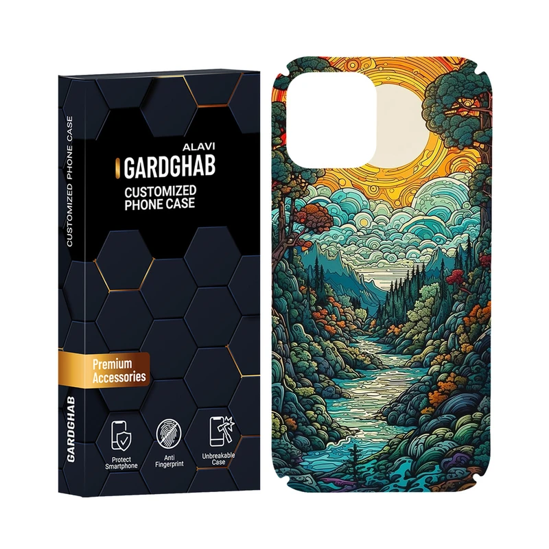 کاور گارد قاب مدل هنری مناسب برای گوشی موبایل اپل iPhone 12 pro