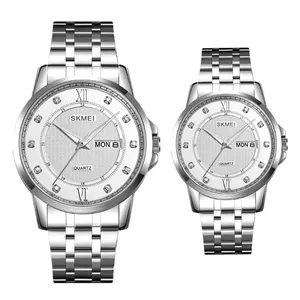 ست ساعت مچی عقربه ای زنانه و مردانه اسکمی مدل 2084-2085