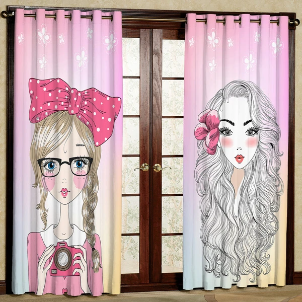 پرده مدل مخمل پانچی کد 5804 سایز 280x140 سانتی متر