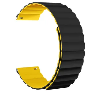 بند اسپریگ مدل Silicone MAG Link TW مناسب برای ساعت هوشمند گلوریمی M1 Pro / M2 / M2 Pro / M2 Max / GS1 Pro / GS2 / GR1 / GS1 Pro / GS2 / GS2 / GS2 SE / GX Race / GS2 X 22mm