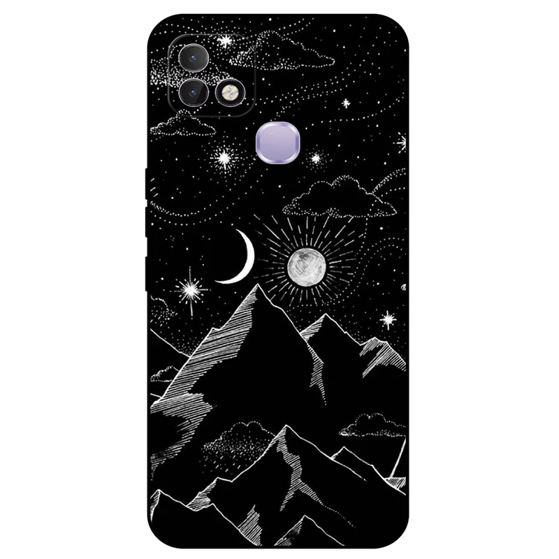 کاور مگافون طرح کوه مدل 8078 مناسب برای گوشی موبایل اینفینیکس Hot 10i