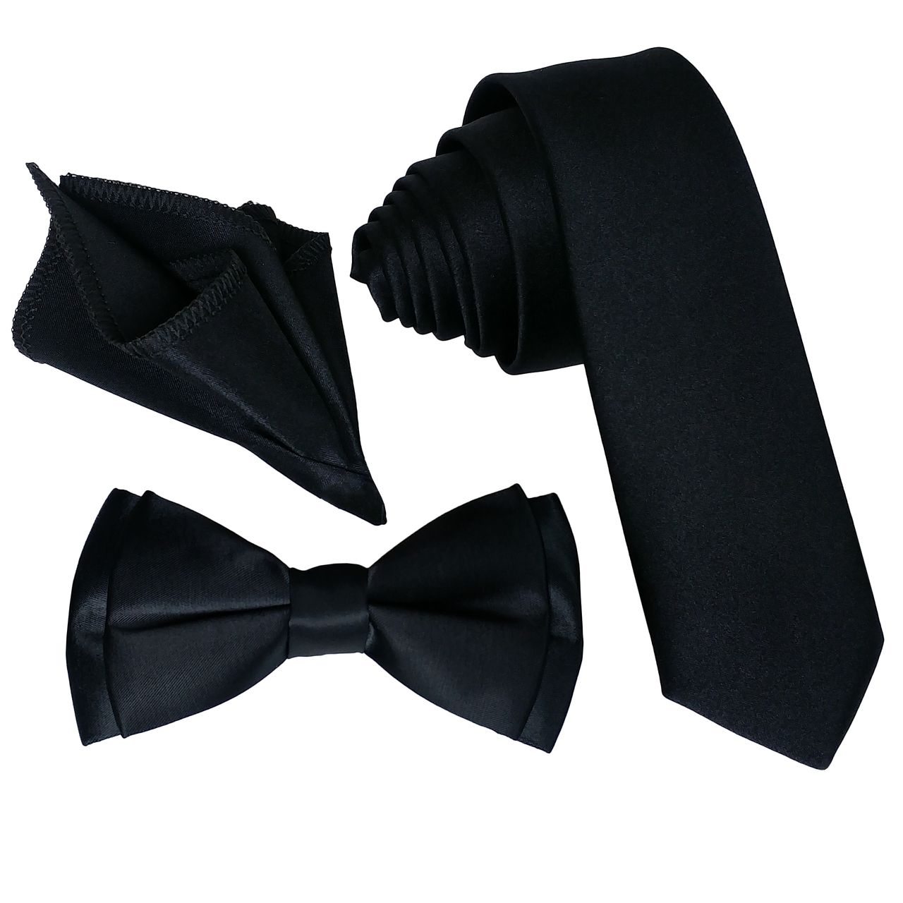 ست کراوات و پاپیون و دستمال جیب مردانه کد B3