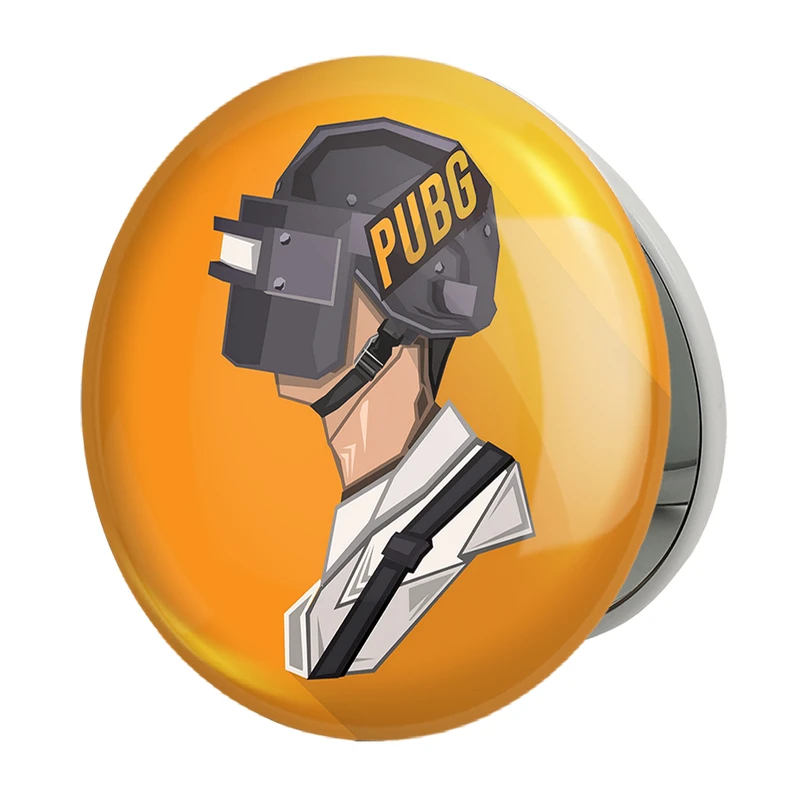آینه جیبی خندالو طرح بازی پابجی PUBG مدل تاشو کد 3776 