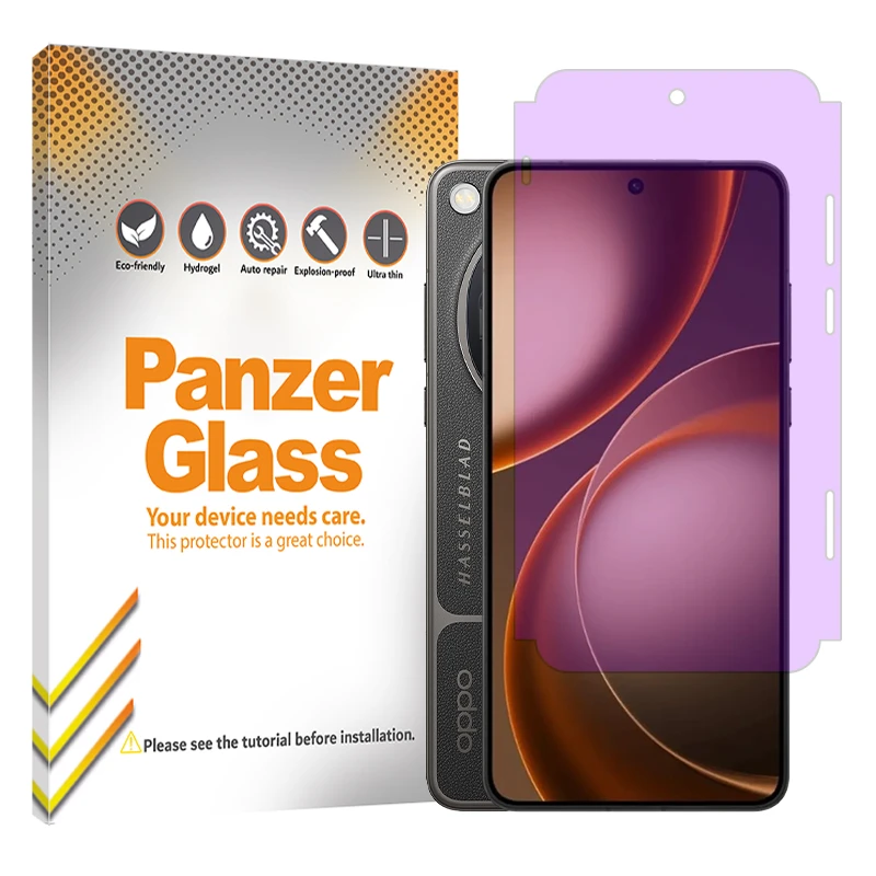 محافظ صفحه نمایش پنزر گلس مدل ۳۶۰ درجه فول مناسب برای گوشی موبایل اوپو Find X9 Ultra