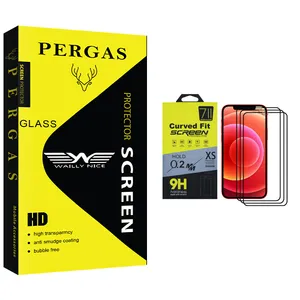 Waily Nice Pergas Glass Screen Protector For Apple iPhone 12 Pro Max Pack Of 3