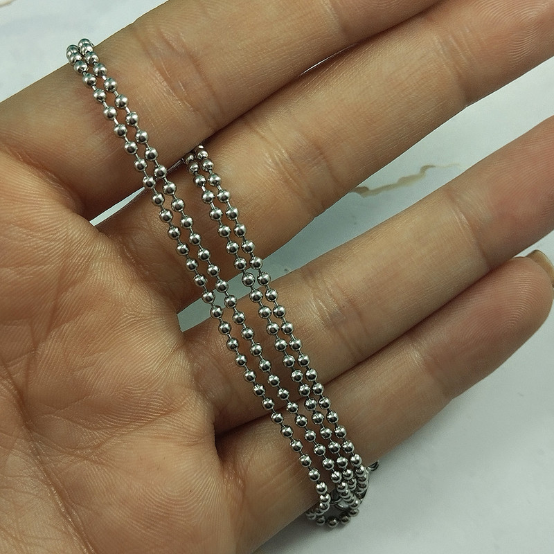 زنجیر زنانه سلین کالا مدل ساچمه ای کد 116 زنجیر زنانه سلین کالا مدل ساچمه ای کد 116