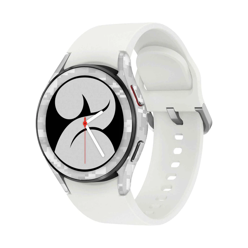  برچسب ماهوت طرح Army-Snow-Pixel مناسب برای ساعت هوشمند سامسونگ Watch4 40mm