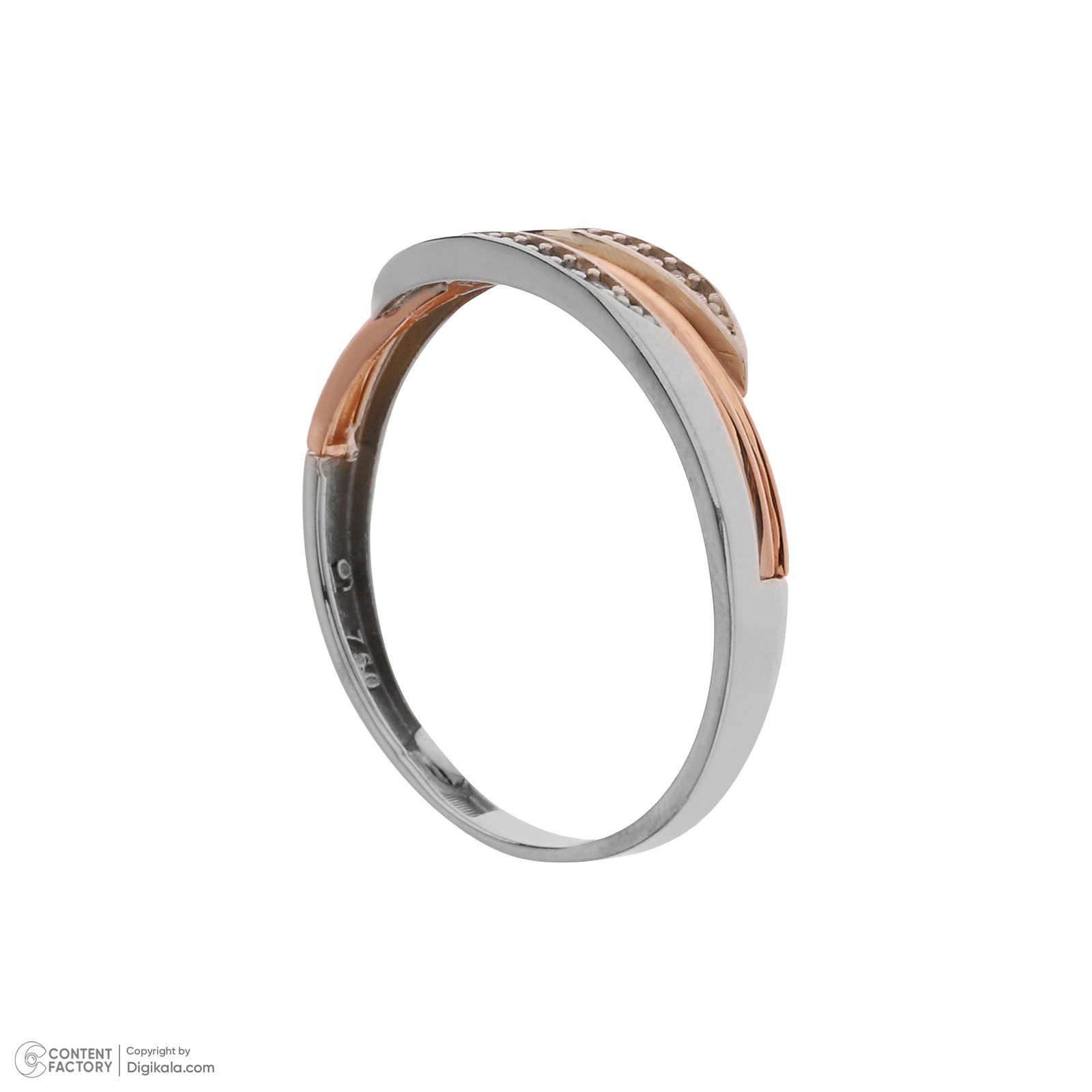 ست حلقه طلا 18 عیار زنانه و مردانه مایا ماهک مدل MR1369 -  - 3
