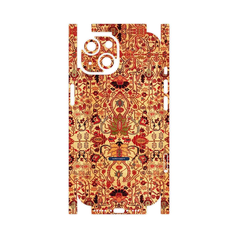 برچسب پوششی ماهوت مدل Persian_Carpet_Yellow-FullSkin مناسب برای گوشی موبایل اپل iPhone 15