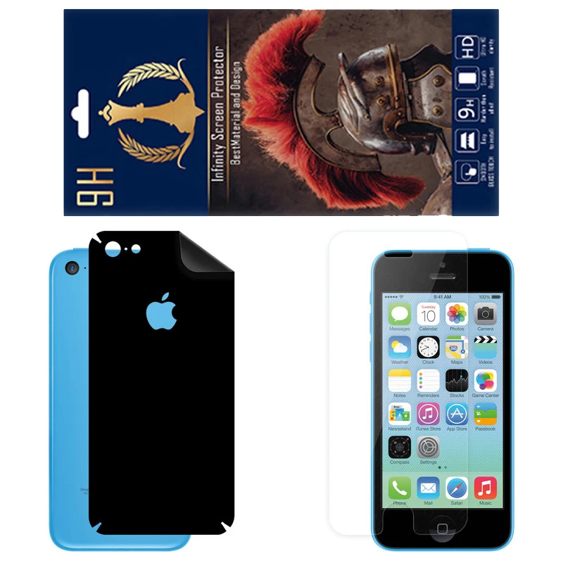 برچسب پوششی اینفینیتی مدل RG مناسب برای گوشی موبایل اپل iPhone 5C به همراه محافظ صفحه نمایش