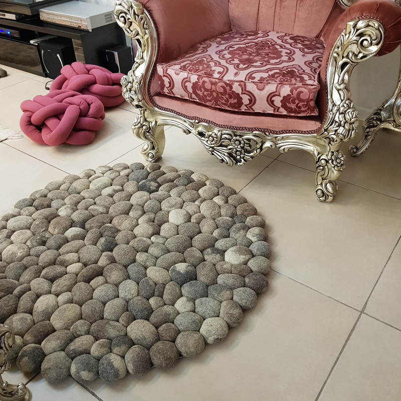 نمدفرش طرح سنگواره کد 1011