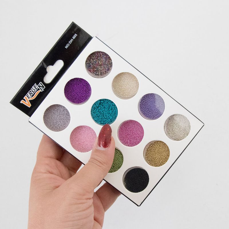 نگین ناخن ورژن مدل GS101 مجموعه 12 عددی