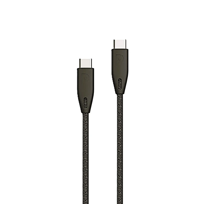 کابل USB-C پاورولوژی مدل Braided PBCC2BK طول 2 متر