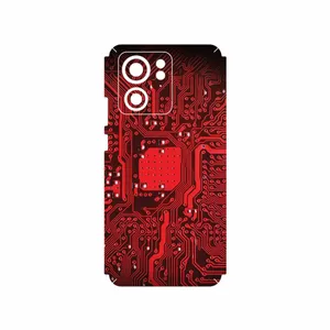 MAHOOT Red_Printed_Circuit_Board Cover Sticker for Motorola Edge 40