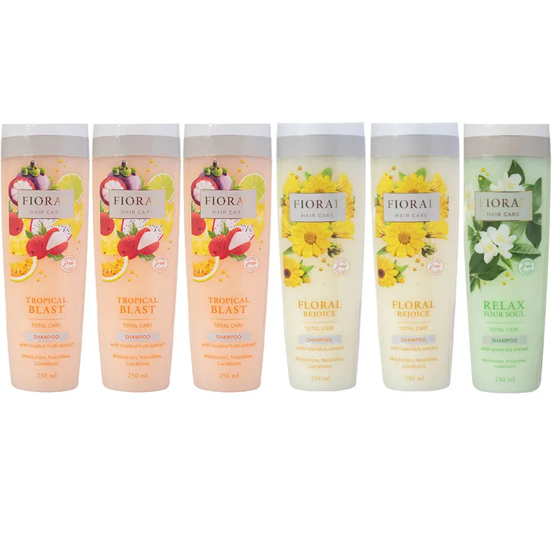شامپو مو فیورال مدل FREE PARABEN حجم 250 میلی لیتر مجموعه 6 عددی