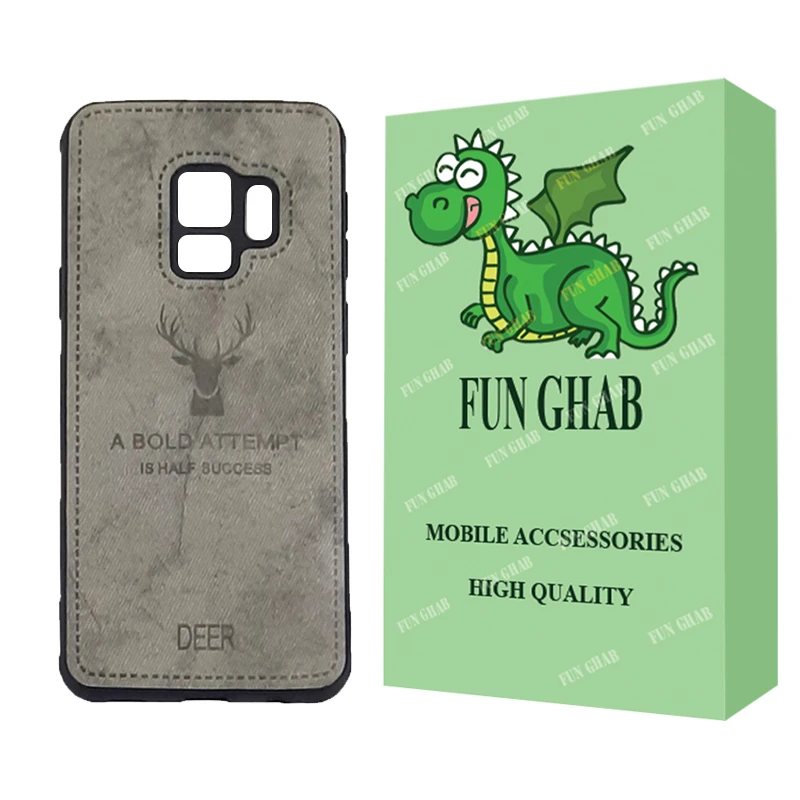 کاور فان قاب مدل گوزنی مناسب برای گوشی موبایل سامسونگ Galaxy S9