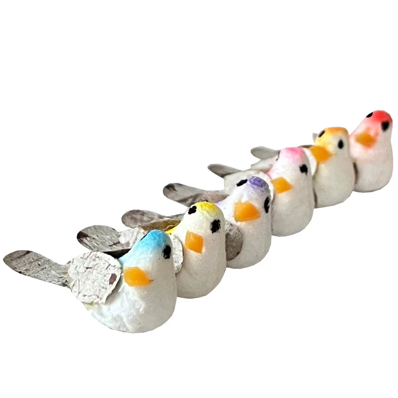 ابزار کادویی مدل پرنده خوشبختی بندانگشتی کد KO.6 مجموعه 6 عددی