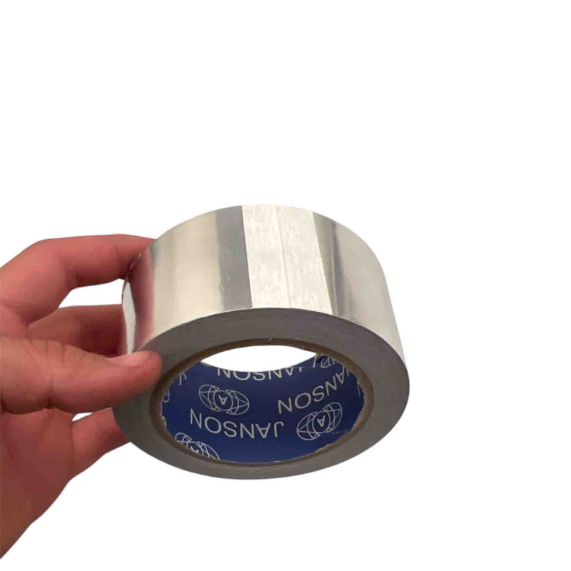 چسب پهن جانسون مدل آلومینیومی ضخیم کد 80mic عرض 5 سانتی متر