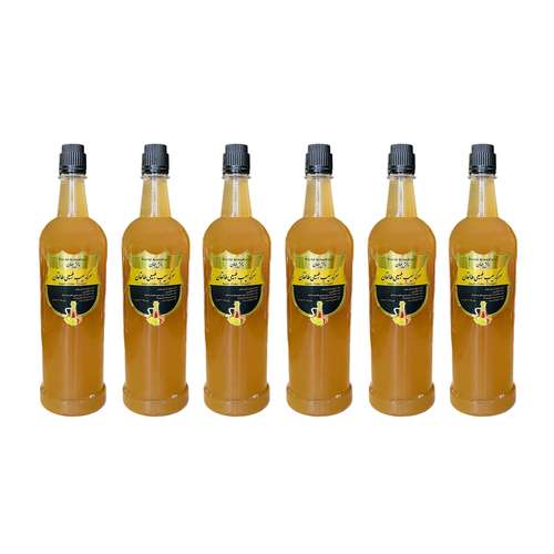 سرکه سیب طبیعی طالقان - 1000 میلی لیتر بسته 3 عددی