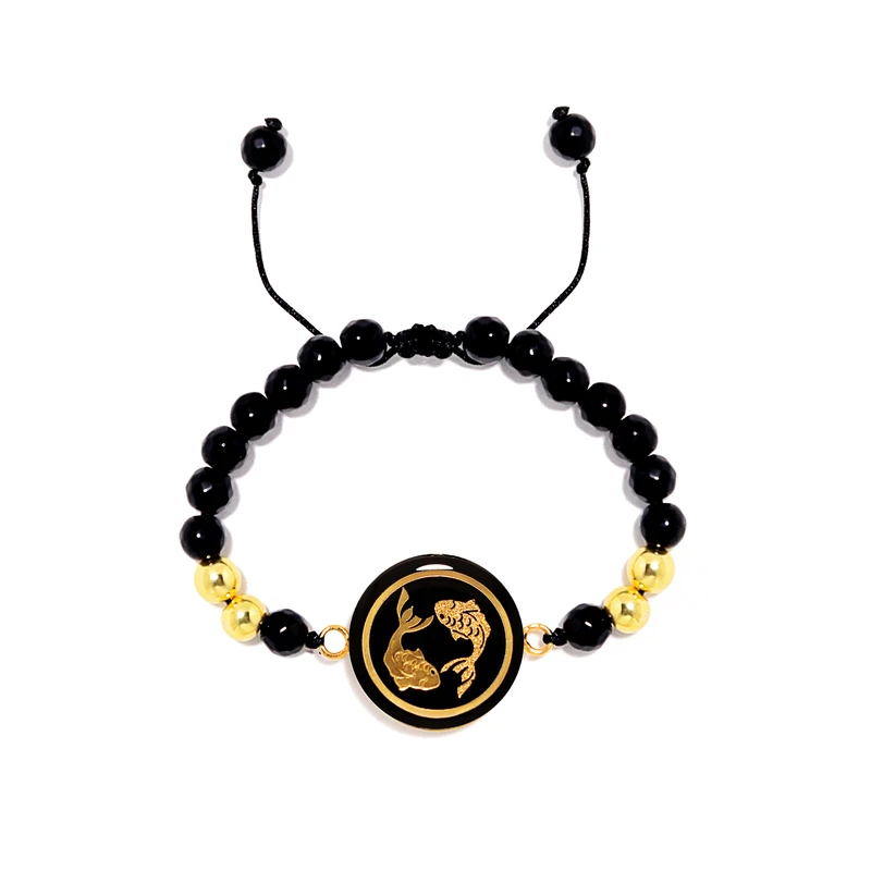 دستبند بندی زنانه مارک گلد طرح اسفند کد TS12