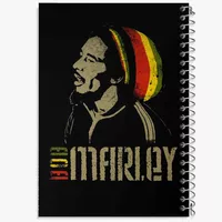 دفتر شطرنجی 50 برگ خندالو طرح باب مارلی Bob Marley کد 3275