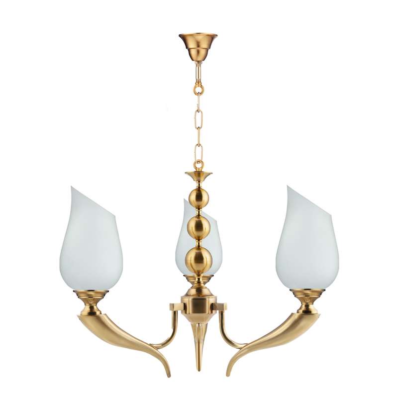 لوستر 3 شعله زیمادور مدل آلیسا کد ZD-04