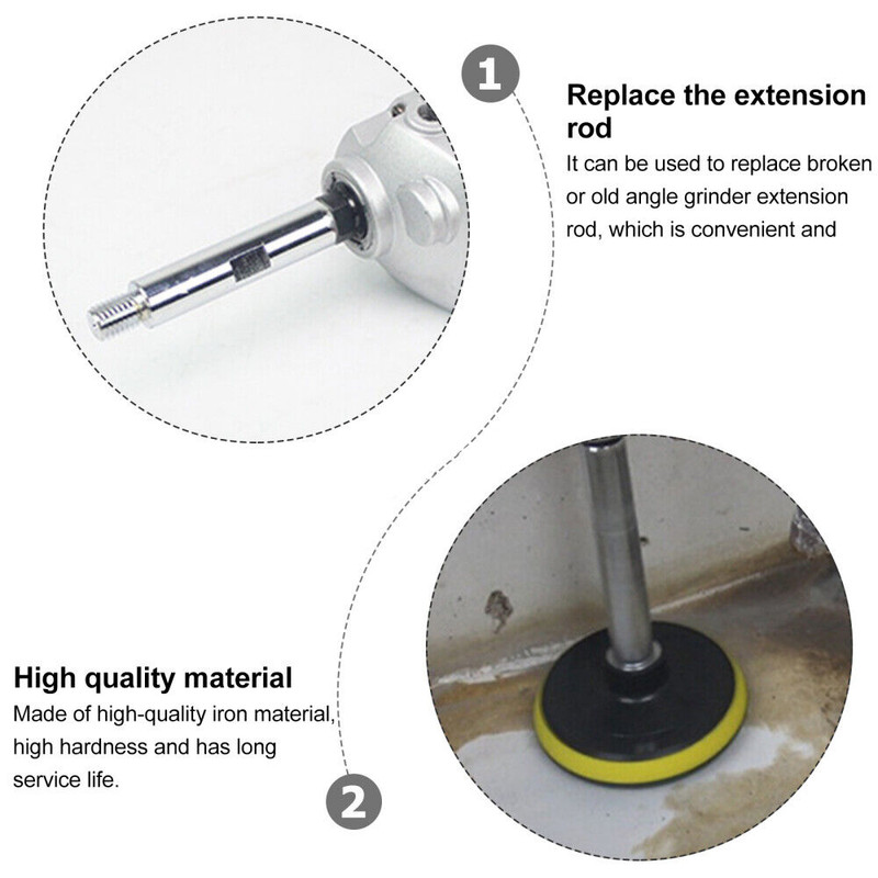 رابط افزایش طول شفت مینی فرز رزوه مدل M14 کد 50mm