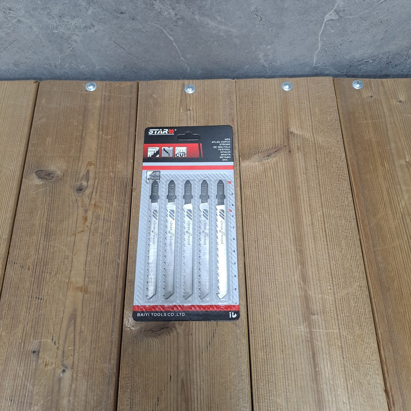 تیغ اره عمود بر ام دی اف استار  مدل 10CM-MDF مجموعه 5 عددی