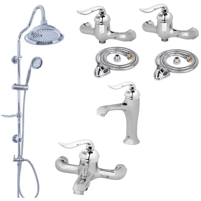 ست شیرآلات اندیکا مدل روبیکا RCNSH7 مجموعه 7 عددی