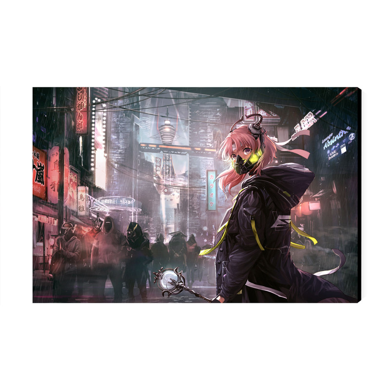 تابلو شاسی عرش مدل سایبرپانک Cyberpunk کد As1492