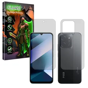 Guard Tough model matte screen protector suitable for Xiaomi Poco C85 4G mobile phone along with the back protector