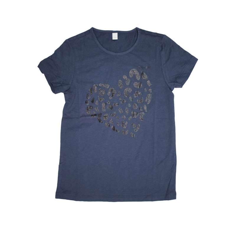 تی شرت آستین کوتاه دخترانه اسپریت مدل قلب D